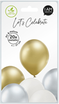 I AM CREA Ballons Metallic Mix 27cm