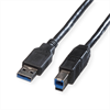 ROLINE USB-A-B, Datenkabel