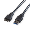 ROLINE USB-A-Micro B, Datenkabel