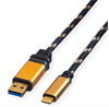 ROLINE USB-A-C, Lade & Datenkabel