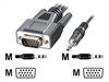 ROLINE Video Cable, VGA+3,5mm-VGA+3,5mm M-M, 10m,