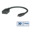 ROLINE Adapter Cable, HDMI-MicroHDMI F-M, 0,15m,