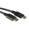 ROLINE Video Cable, DP 1.1, DP-DP M-M, 1m, black