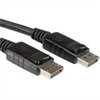 ROLINE Video Cable, DP 1.1, DP-DP M-M, 3m, black