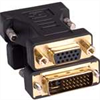 ROLINE Adapter, VGA-DVI (24+5) F-M, black