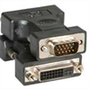 ROLINE Adapter, VGA-DVI (24+5) M-F, black