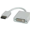 ROLINE Adapter Cable, DP-DVI (24+1) M-F, 0,15m,