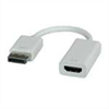 ROLINE Adapter Cable, DP-HDMI M-F, 0,15m, white