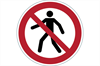 DURABLE Symbol -Fussgänger Verboten