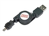 LINDY Retractable USB 2.0 A/mini-B Cable Length: