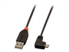 LINDY USB 2.0 Type A/Micro-B 90 1m Mini-B plug