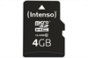 INTENSO micro SDHC Card Class 10 4GB