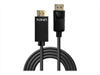 LINDY Video Cable, DP 1.2, DP-HDMI M-M, 1m, black,