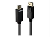 LINDY Video Cable, DP 1.2, DP-HDMI M-M, 2m, black,