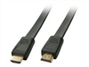 LINDY Video Cable, HDMI 2.0, HDMI-HDMI M-M, 0.5m,