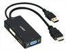 LINDY Video Adapter, HDMI-DP/DVI/VGA, black,