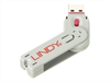 LINDY USB Type A Port Blocker Key pink