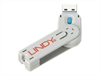 LINDY USB Type A Port Blocker Key blue