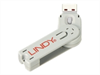 LINDY USB Type A Port Blocker Key white