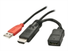 LINDY HDMI Power supply adaper M/F Micro-USB feed