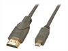 LINDY Video Cable, HDMI 2.0, HDMI-MicroHDMI, 0.5m,