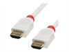 LINDY Video Cable, HDMI-HDMI M-M, 3m, white, High