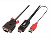 LINDY Video Cable, HDMI-VGA M-M, 3m, black