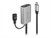 LINDY USB Cable, USB 3.1, Active USB/C-USB/C, M-F,
