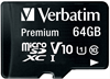 VERBATIM Micro SDXC Card 64GB