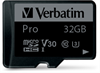 VERBATIM Micro SDHC Pro U3 32GB