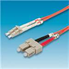 ROLINE Fiber Optic Cable, OM1, LC-SC, 3m, orange,