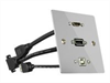 LINDY Single Gang HDMI/DP/USB Wall Plate