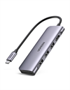 UGREEN USB-C Hub 6in1, Silver