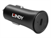 LINDY Single Port USB Type C Car Charger