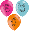 NEUTRAL Ballons Peppa Pig 6 Stk.