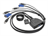 EATON TRIPPLITE 2-Port, USB/VGA Cable, KVM Switch,