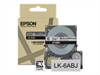EPSON Matte Tape, Grey/Black , 24mm, 8m, LK-6ABJ