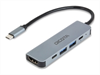 DICOTA USB-C 5-in-1 Video Hub, 4K, PD 100W