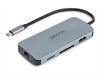 DICOTA USB-C 8-in-1multi Hub, 4K, PD 100W