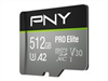 PNY MICRO-SD Card PRO ELITE 512GB Class 10 XC UHS
