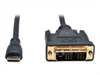 EATON TRIPPLITE Mini HDMI to DVI Adapter Cable,