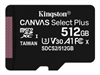 KINGSTON 512GB, microSDXC, Canvas Select Plus,