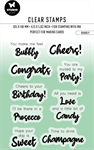 SIZZIX Klarischtstempel Bubbly