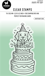 SIZZIX Klarischtstempel Birthday Dog